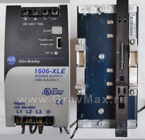 Allen-Bradley 1606-XLE Блок питания 1606-XLE240E-3 DC 24В 10А для ремонта лазеров