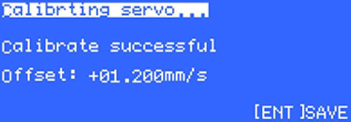 Bochu BCS100 Емкостный контроллер высоты Инструкция 4.1 Калибровка сервопривода