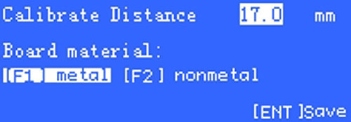 Bochu BCS100 Емкостный контроллер высоты Инструкция 4.2 Калибровка емкостного датчика