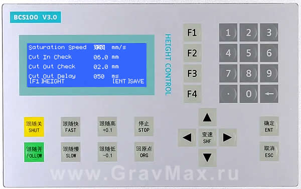 Bochu BCS100 Емкостный контроллер высоты Инструкция 5.8 Параметры краев (Edge)
