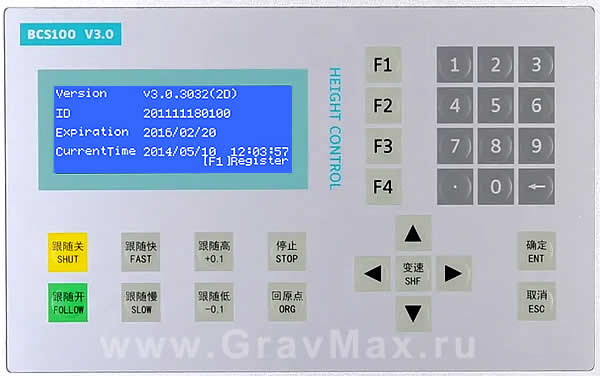 Bochu BCS100 Емкостный контроллер высоты Инструкция 7.1 Информация о продукте (Product Info)