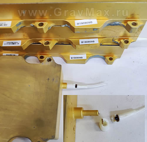 Лазерные диоды накачки 300Вт лазерного источника Raycus. Как перегорают 