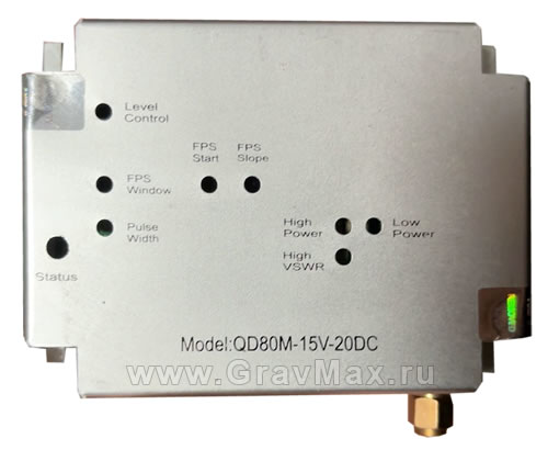 RF Драйвер QD80M-15V-20DC Акусто-оптического модулятора