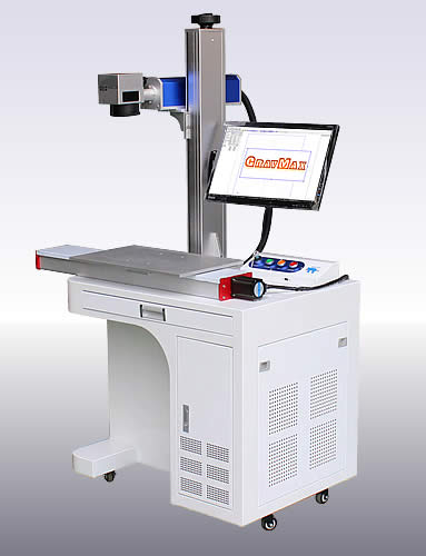 Лазерный маркер GravMax рабочее место с однокоординатным столом