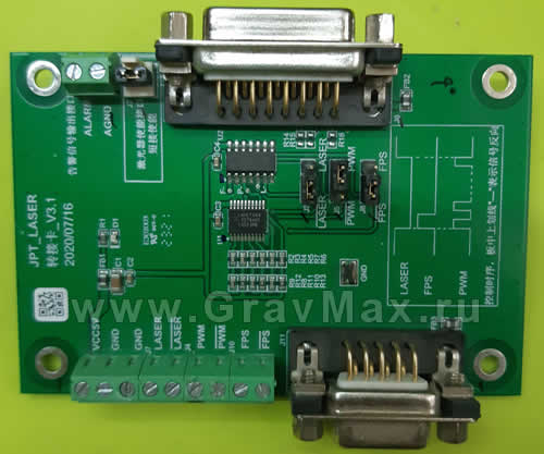 JPT_LASER_ADAPTER_V3.1 Плата адаптер подключения УФ лазерных источников