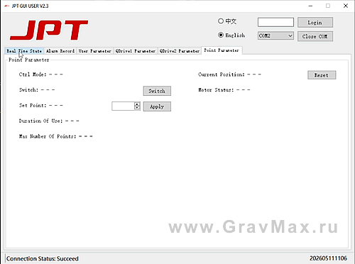 JPT GUI USER V2.3 Программа для диагностики и мониторинга УФ лазерных источников JPT ремонт 