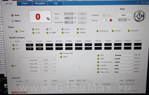 Без причины перестал работать MAXPhotonics MFSC-3000C-BKW6.1 Гудит, но лазер не запускается