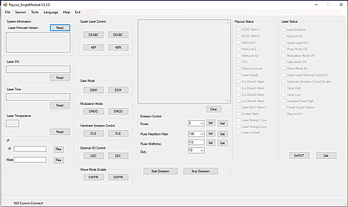 Raycus Single Module Laser V3.3.0 Программа диагностик лазерных источников download