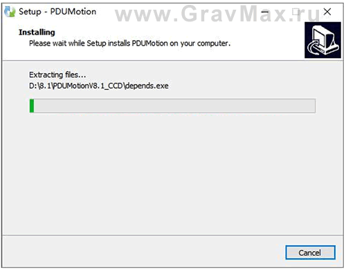 PDAuto Инструкция 2.1.1. Установка PDUMotionV8.1_CCD