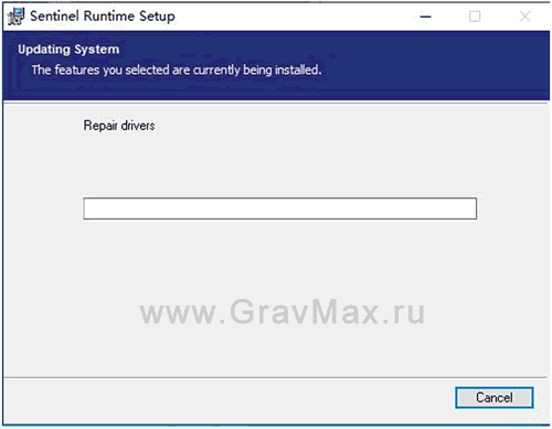 PDAuto Инструкция 2.1.4. Установка драйверов Sentinel Runtime