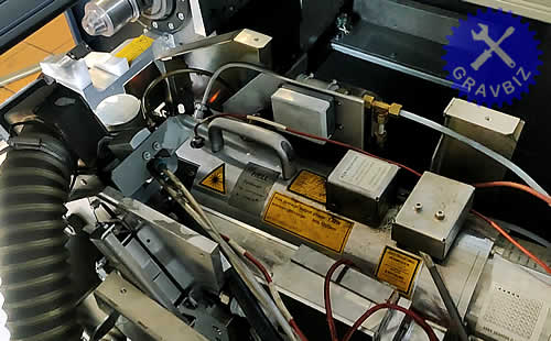 HELL s1700 лазерный станок гравировки валов для флексопечати ремонт лазера техническое обслуживание