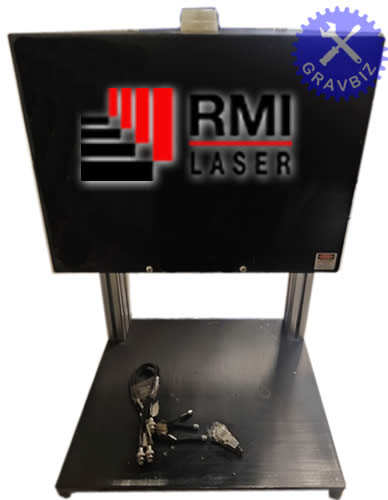 Лазерный гравер Сделано в США 30Вт RMI Laser Стойка Гальваносканатор Резонатор
