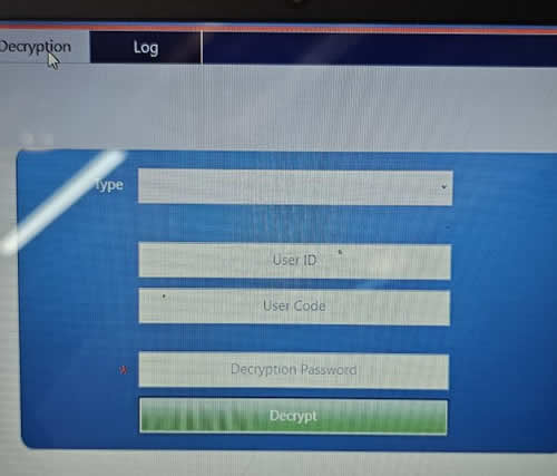 Лазерный источник ошибка Maxphotonics Continuous backlight alarm Decryption password