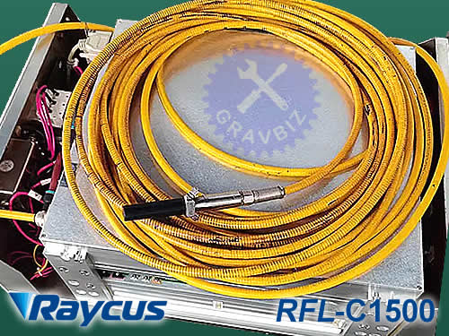 Ремонт лазера Лазерный источник Raycus RFL-С1500 Замена QBH кабеля доставки лазерного излучения