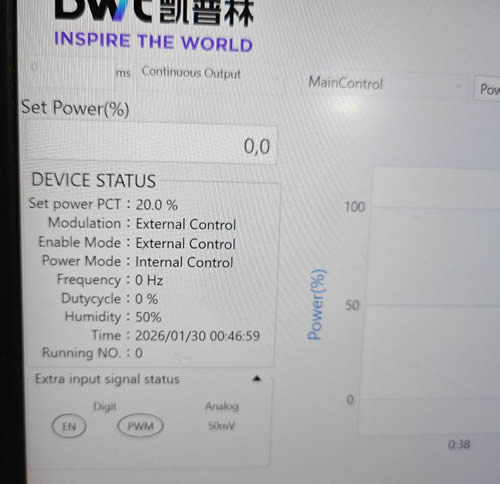 Аппарат лазерной сварки Goldmark 3в1 с BWT BFL-ACW10P 800 Вт выдает ошибку по температуре